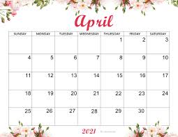 April is known for the lovely sunny weather, the start of spring and right about the time when the enjoy the benefits of this feeling of happiness and get a blank april 2021 calendar so you can feel. Cute April 2021 Calendar Template Zudocalendrio