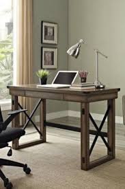 Clean Lines No Muss No Fuss Rustic Home Offices Cheap Office Furniture Office Desk Designs
