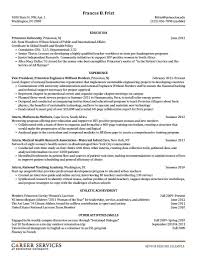 resume example student resume