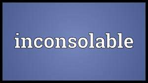 So sad or disappointed that it is impossible for anyone to make you feel better: Inconsolable Meaning Youtube
