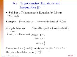 Free trignometry worksheets includes visual aides, model problems, exploratory activities plus each one comes with an answer key. Solving Trigonometric Equations