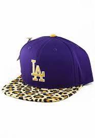 Los Angeles La Dodgers Custom Cheetah Snapback Snapback 5 Panel Hat Hats