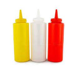 240ml plastic sauce squeeze bottle dispenser pointed bottle kitchen gadgets new. Yellow Red And White Sauce Dispenser Squeeze Bottle Rs 35 Piece Id 19523526448