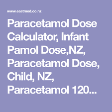 Paracetamol Dose Calculator Infant Pamol Dose Nz