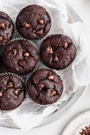 Easy Double Chocolate Muffins Browned Butter Blondie Recipe Chocolate Muffin Recipe Nutella Recipes Easy Easy Chocolate Muffins
