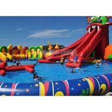 Buy Online Inflatable Swimming Pool Games Toy Inflatable Water Park Water Slides Backyard Inflatable Swimming Pool