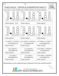 10 inspirational decimal places chart collection percorsi