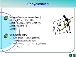Ini beza formula margin dan markup: Ppt Analisis Kos Volum Untung Powerpoint Presentation Free Download Id 6192411