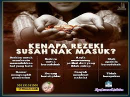 Bukan manusia je kena jemput masuk dalam rumah. 8 Punca Rezeki Terhalang Penyucian Jiwa