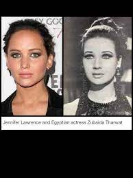 Her looks are timeless and seem to never go out of style. Jennifer Lawrence And Egyptian Actress Zubaida Tharwat