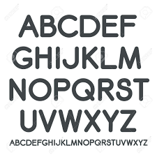 Here's a look at how to design a banner. Vector Font Simple And Minimalistic Alphabet Typography Design Elements Royalty Free Cliparts Vectors And Stock Illustration Image 44286019