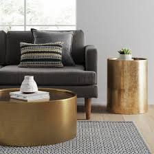 Shiny and matte finish options and hammered accents add texture bring modern flair to your home with this manila hammered barrel coffee table from project 62™. 11 Hammered Coffee Table Ideas Hammered Coffee Table Coffee Table Drum Coffee Table