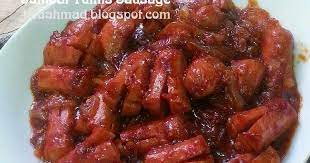 Bahan blender= cili kering 5 tangkai bawang merah 1 biji bawang putih 3 ulas belacan 1cm sos cili 2 sudu besar garam 1/2. Resepi Sosej Masak Sos Simple Resepi Mama Muda