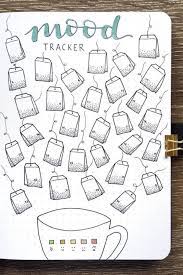 Pin Auf Mood Trackers Bullet Journal