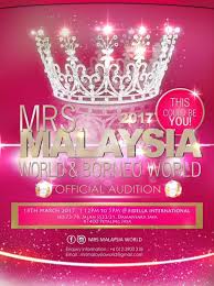 Mrs malaysia world share on social media. Mrs Malaysia World Borneo World 2017 Penang Malaysia Perai Supplier Suppliers Supply Supplies Mystique Wonder Sdn Bhd
