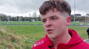 St. Muredach's forward Conor Brown