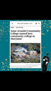 🎉 Anne Arundel Community College Shines Bright! 🎉 , We are proud that  Anne Arundel Community College has been named the best community college in  Maryland and one of the top three in the United States ...