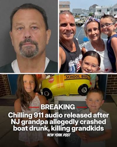 BREAKING: Haunting audio captured the 911 call placed immediately after an  alleged drunken grandfather crashed his boat at the Jersey Shore, killing  his two young grandchildren. Stephen Schneider had allegedly drunk twice