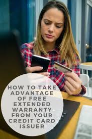 An extended warranty is a credit card feature offered by visa, mastercard, discover and american express that will match and exceed the length of a manufacturer's warranty on eligible purchases. How To Take Advantage Of Free Extended Warranty From Your Credit Card Issuer