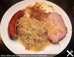 Kasseler Mit Sauerkraut Von Tomtailor Chefkoch Rezept Rezepte Mit Sauerkraut Kassler Rezept Sauerkraut