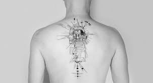Beautiful Tattoos Look Like Sketches Inspired By Geometric Symbols And Old Engravings Abstract Tattoo Tattoo Artists Geometric Tattoo
