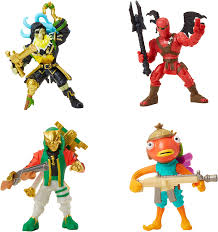 Media in category battle royale toys. Amazon Com Fortnite Battle Royale Collection Squad Pack Blackheart Hybrid Master Key Fishstick Mini Action Figures Toys Games