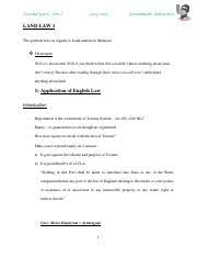 The association of chartered certified accountants. Lxeb2112 Land Law 1 Exam Notes Second Year Sem I 2014 2015 Gentleman Advocates Land Law 1 The Generals Laws In Regards To Land Matters In Malaysia Course Hero