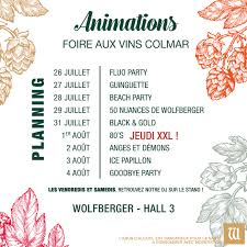 Vendredi 12 avril 2019 10h : Foire Aux Vins De Colmar 2019