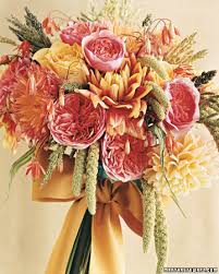 Bridal flowers flower bouquet wedding floral wedding yellow wedding flowers spring wedding dream wedding rose orange jaune orange bride bouquets. Yellow And Orange Wedding Flowers Martha Stewart