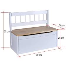 Kinder Truhenbank Sitzbank Hohe 50 Cm Kinderzimmer Bank Aufbewahrungsfach Sitzgelegenheit Creme Weiss Bank Mdf Nadel Truhenbank Sitzgelegenheiten Bank