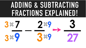 Grade 3 addition and subtraction (mixed operation) worksheets and cards. Adding And Subtracting Fractions With Unlike Denominators Youtube