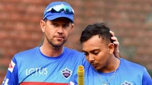 Analysing prithvi shaw's poor run as an opener for delhi, our panel on mpl presents cricbuzz live discusses his technique as simon doull weighs in on the flaws that shaw needs to correct. Ipl 2021 Prithvi Shaw Made A Funny Comment On Ricky Ponting Dgtl Anandabazar
