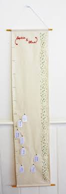 Ideas To Decorate Fabric Growth Chart