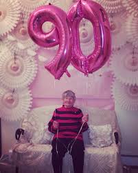 Home Birthday Decoration Ideas For Grandma Grandma Mother S 90th Birthday Party Photo Backdrop 90th Birthday Parties Party Photo Backdrop 90th Birthday