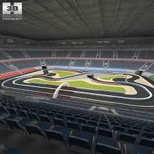 Racing Arena 3d Model Ad Racing Arena Model In 2020 3d Model Racing Stadium Architecture