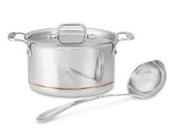 All Clad Copper Core Soup Pot With Ladle 4 Qt Williamssonoma Soup Pot Pots And Pans All Clad
