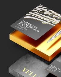 Download Two Business Cards Paper With Marble Mockup In Stationery Mockups On Yellow Images Object Mockups In 2020 Transparent Business Cards Stationery Mockup Business Card Mock Up PSD Mockup Templates