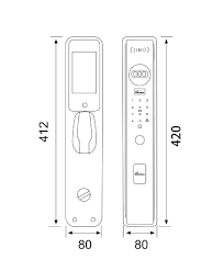 Khóa nhận diện khuôn mặt Demax EL 912 MB FACE ID VIDEO CALL REMOTE WIFI