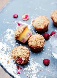 Muffins Aux Framboises Et Crumble De Noisettes Recette En 2020 Muffin Framboise Crumble Alimentation
