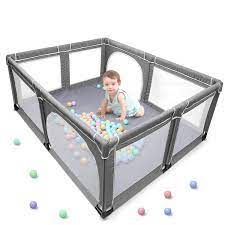 This featurette delves into the gritty. Amazon Com Yobest Baby Playpen Extra Large Play Yard Indoor Outdoor Kids Activity Center With Gate Play Pen Baby Care Big Safety Sturdiness Babys Fences For Babies Infant Toddler Childs