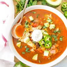 Keto Instant Pot Chicken Enchilada Soup Ketodiet Blog