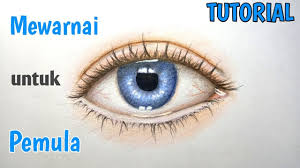 How to draw manga/anime original char 1 alifah129. Teknik Mewarnai Mata Dengan Pensil Warna Coloring E