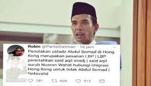 Nah yang terakhir ialah peci solmed, sama seperti peci uje dan al habsy yang ini dipopulerkan oleh ustad solmed. Ini Akun Yang Fitnah Kh Said Aqil Siradj Saat Ust Abd Somad Ditolak Di Hongkong Pecihitam Org