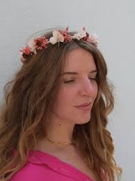 Frances rose flower crown