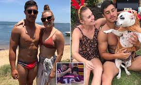 Australian tv channel 7news reports that police are investigating a woman who. Brisbane Broncos Star Kotoni Staggs Shares Emotional Hug With Family Daily Mail Online