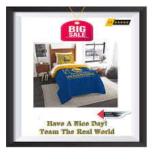 Ships free orders over $39. Golden State Warriors Twin Comforter Sham Official Nba Reverse Slam Sports Mem Cards Fan Shop Basketball Nba Romeinformation It