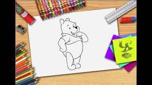 Probeer de poppetjes van docente miranda maar eens! Hoe Teken Je Winnie De Poeh Zelf Winnie De Pooh Leren Tekenen Youtube