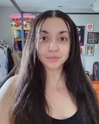 Gonna play in the snow with my littles then wash the curls back into my  hair. I straightened it so I could trim the ends, but I’ve had enough of  this strange feeling