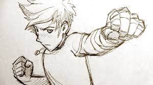 Touch device users, explore by touch or with swipe gestures. How To Draw Manga Fighting Pose Punching Fists Youtube