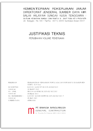Berikut ini adalah video penelasan tentang apa itu justifikasi teknis proyek konstruksi dan kapan justek itu dibuat, beserta dengan contoh sofcopy. Justifikasi Teknis Adalah